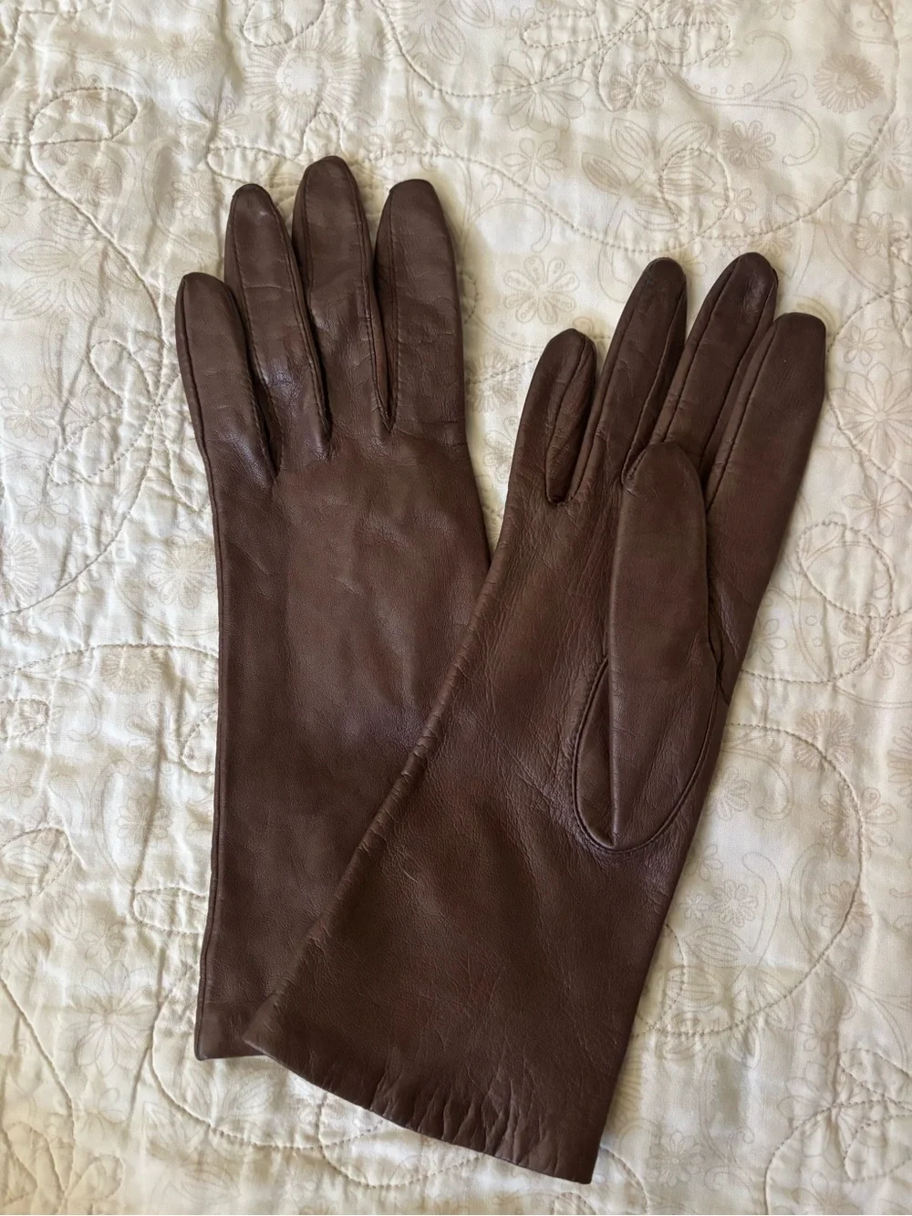 Aris Brown Leather Women's Gloves